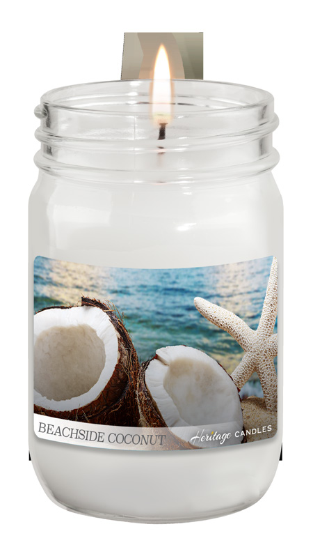 Beachside Coconut Heritage Candle, item 426
