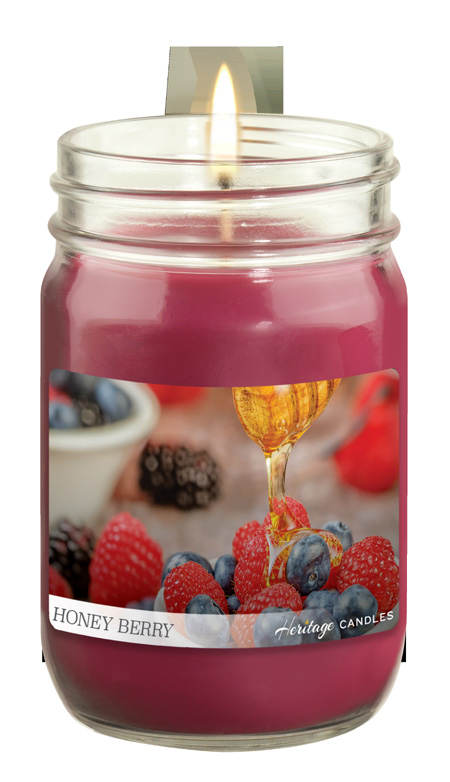 Honey Berry Heritage Candle, item 492
